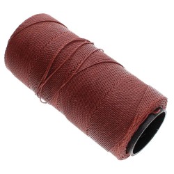 Knot-it! 1mm Pecan - fir poliester cerat Linhas Setta - bobina 144m
