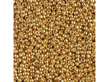Miyuki Rocaille MR11-4202, Duracoat Galvanized Gold, 5g