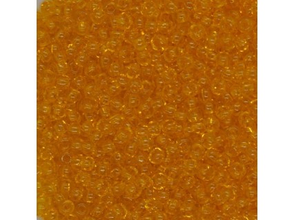 PR10-80060 margele Preciosa Rotunde 10/0 - Amber Transparent - 10g
