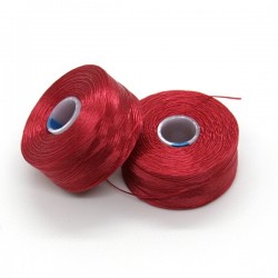 S-lon AA red | rosu, fir nylon, bobina 75 yards | 68 metrii