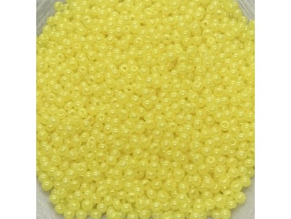 PR11-17186 margele Preciosa Ornela Rocailles 11/0 - Alabaster Yellow Dyed - 10g