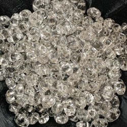 SuperDuo SL00030 : Crystal - Silver-Lined - 10g