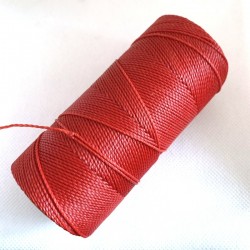Linhasita 1mm (233) Red - fir poliester cerat - bobina 168m