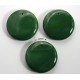 Pandantiv sticla Cehia disc cca 27.50 x 6.50 mm culoare verde (1 buc). MSD-06