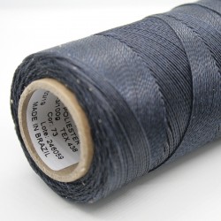 Linhasita 0.75mm Blue Black (73) - fir poliester cerat - bobina ~228m