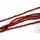 Chinese Cut Beads 1mm [ccb25] - Dark Red Coral - aprox. 200 buc - sirag