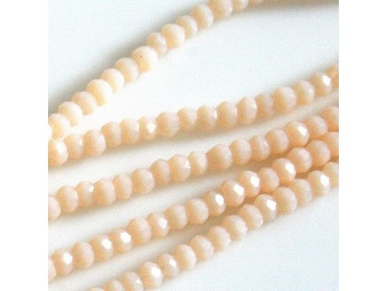 Chinese Cut Beads 1mm [ccb22] - Cream White - aprox. 200 buc - sirag