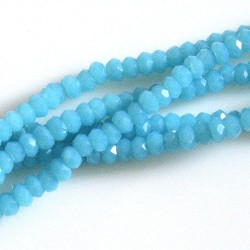 Chinese Cut Beads 1mm [ccb17] - Turquoise - aprox. 200 buc - sirag