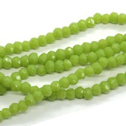 Chinese Cut Beads 1mm [ccb03] - Apple Green - aprox. 200 buc - sirag