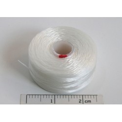 C-lon size D white [01] - fir nylon monocord, (bobina aprox. 71m)
