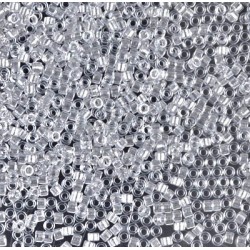Delica DB271 - Sparkling Silver Gray Lined Crystal - margele Miyuki Delica11 - 5g