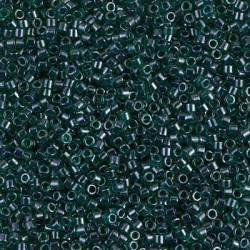 Delica DB275 - Lined Emerald Luster - margele Miyuki Delica11 - 5g