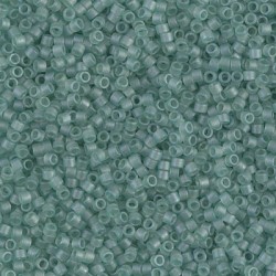 Delica DB385 - Matted Sea Glass Green - margele Miyuki Delica11 - 5g