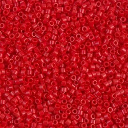 Delica DB723 - Opaque Red, margele Miyuki Delica11 - 5g