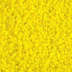 Delica DB751 - Matte Opaque Yellow - margele Miyuki Delica 11/0 ( 5g )