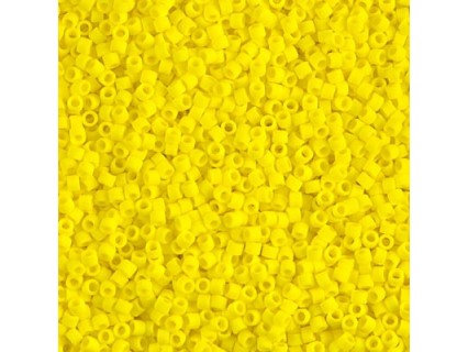 Delica DB751 - Matte Opaque Yellow - margele Miyuki Delica 11/0 ( 5g )