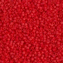 Delica DB753 - Matte Opaque Red, margele Miyuki Delica11 - 5g
